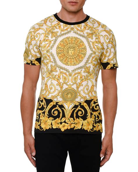 versace casual shirt|Versace t shirts men's.